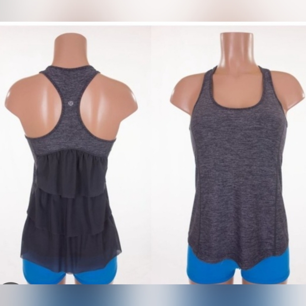 Lululemon ruffle back tank